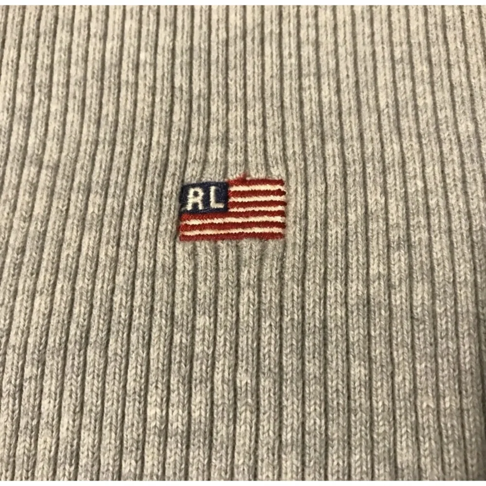 NWOT Vintage Ralph Lauren Polo Jeans Military Sweater L Stadium Beach Rlx Rlpc x